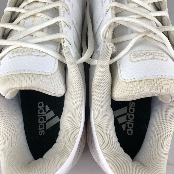 Adidas  Men's Size 9 Pro Model 2G Low Triple White Lace-Up Low Top Sneakers - Picture 13 of 15